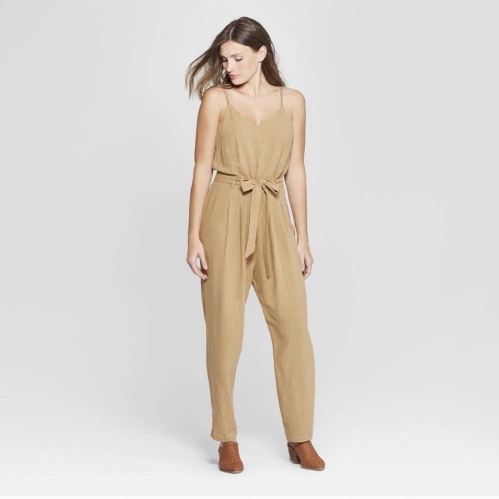 Universal Thread Tan Jumpsuit